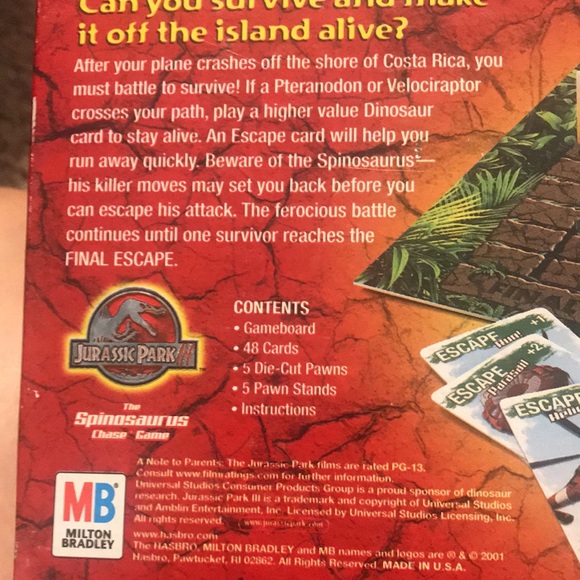 Jurassic Park 3 Spinosaurus Chase Game - Picture 4 of 6